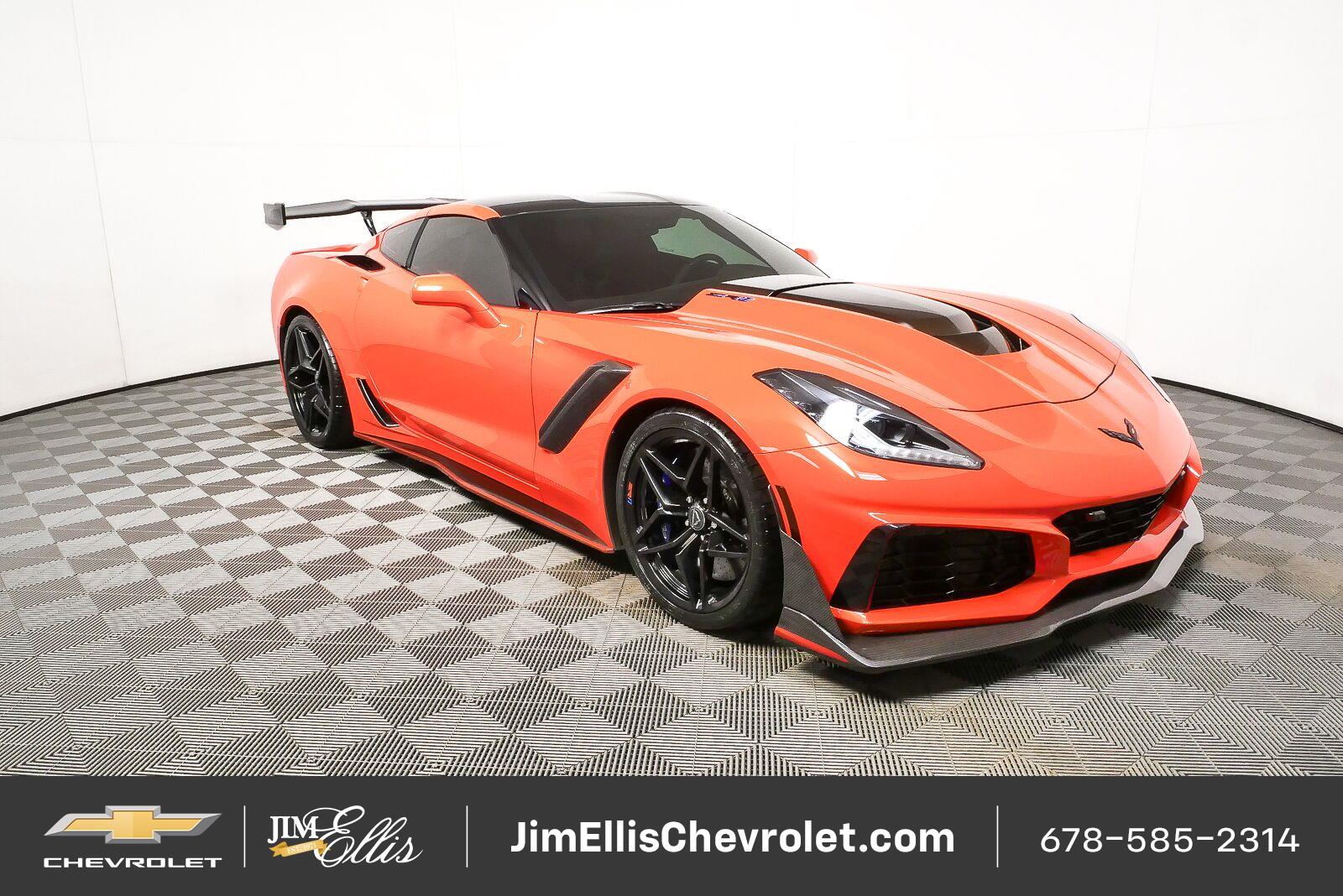Sebring Orange Tintcoat 2019 Chevrolet Corvette Coupe Rear-Wheel Drive 8-Speed Automatic