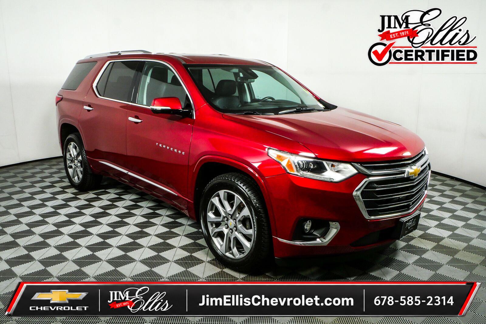 Cajun Red Tintcoat 2020 Chevrolet Traverse SUV / Crossover Four-Wheel Drive 9-Speed Automatic