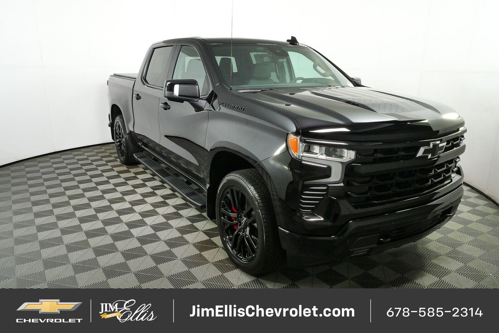Black 2026 Chevrolet Silverado 1500 Pickup Truck Four-Wheel Drive Automatic
