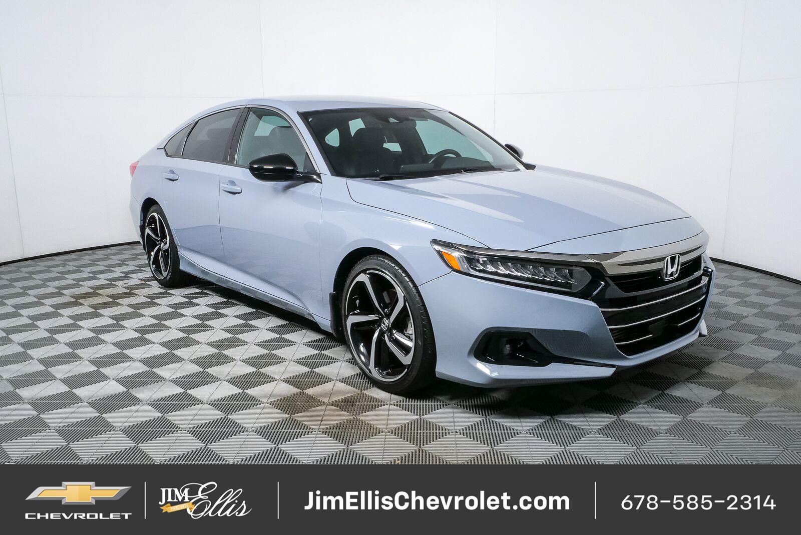 Sonic Gray Pearl 2022 Honda Accord Sedan Front-Wheel Drive Continuously Variable Transmission