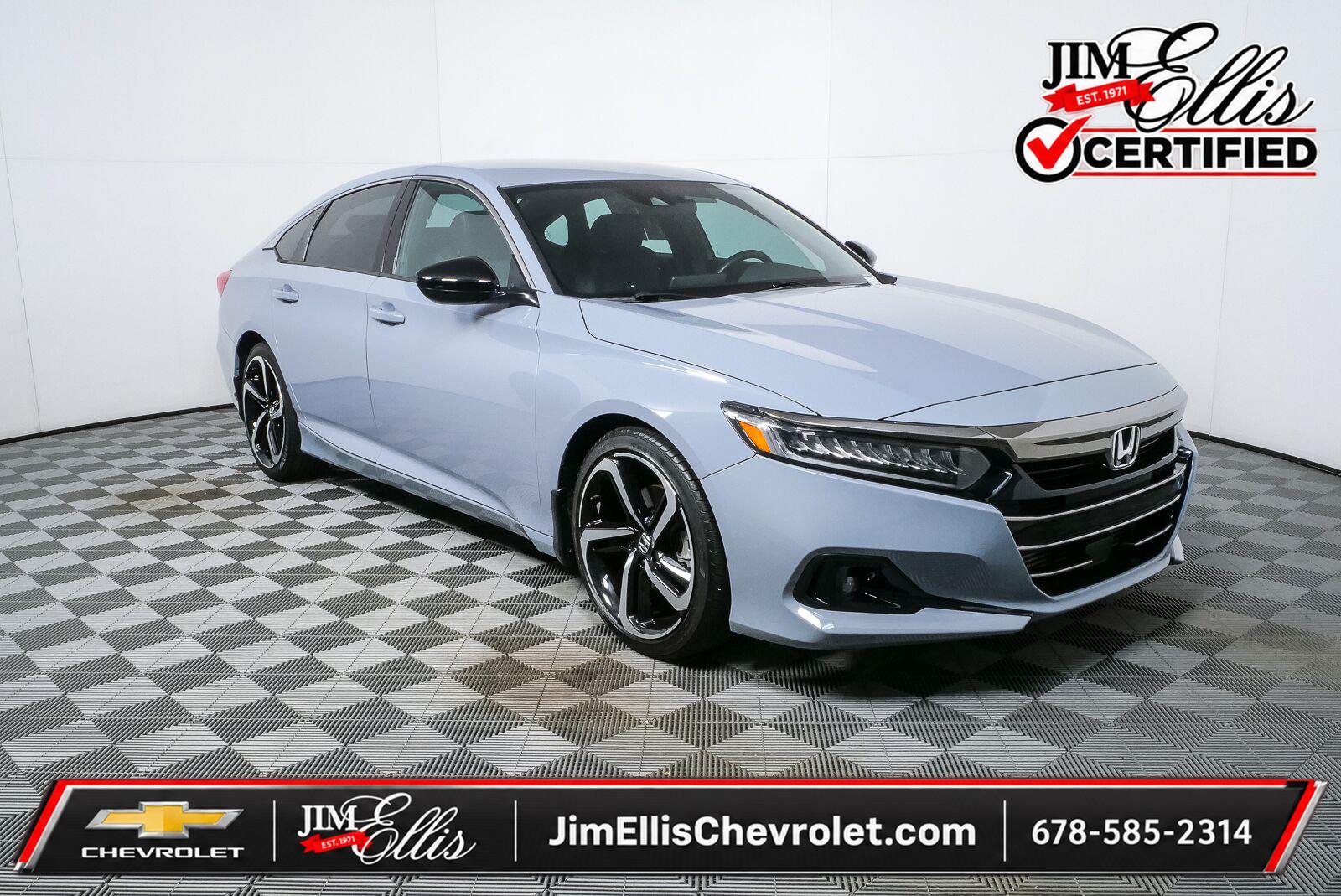 Sonic Gray Pearl 2022 Honda Accord Sedan Front-Wheel Drive Continuously Variable Transmission