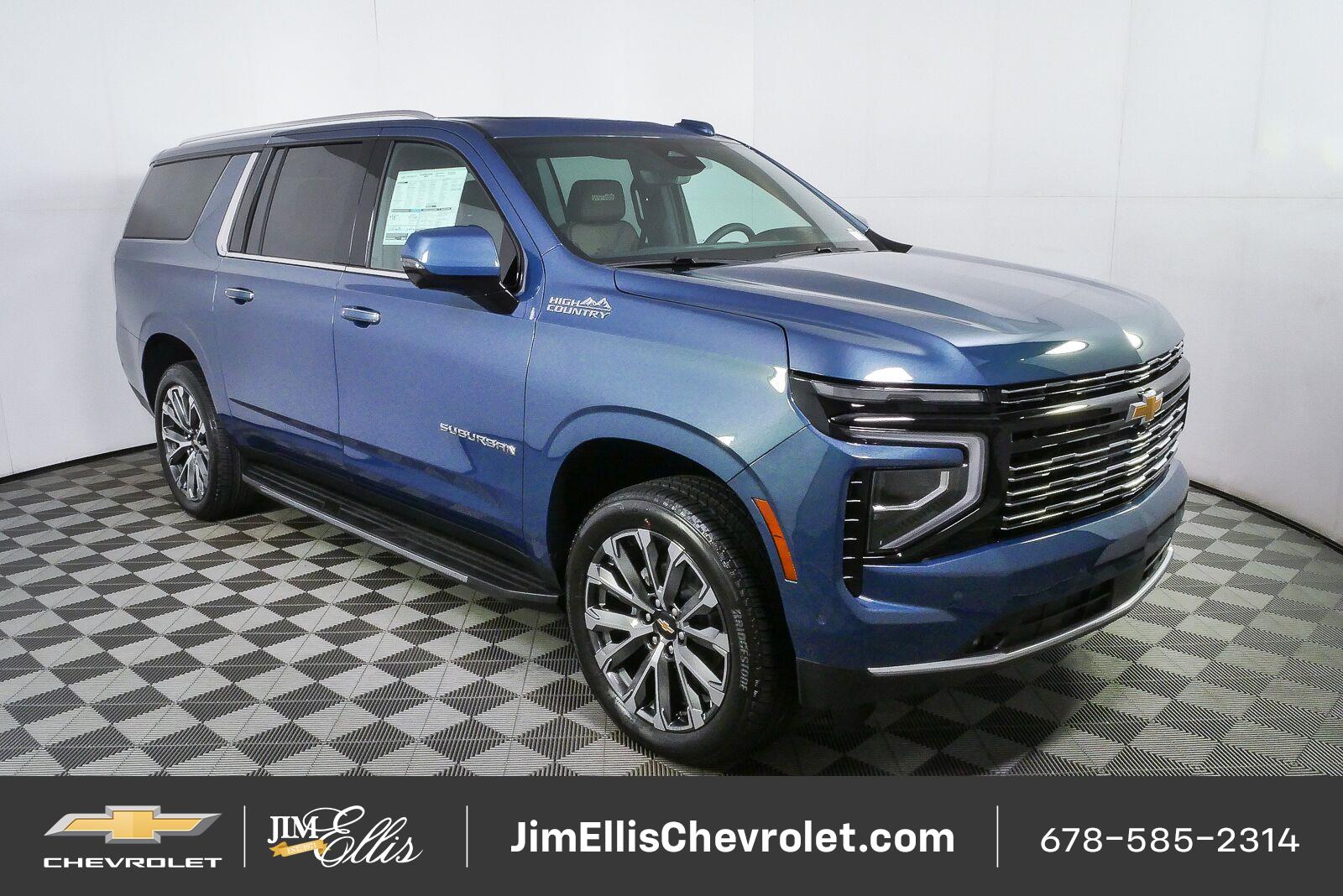 Lakeshore Blue Metallic 2026 Chevrolet Suburban SUV / Crossover Four-Wheel Drive Automatic