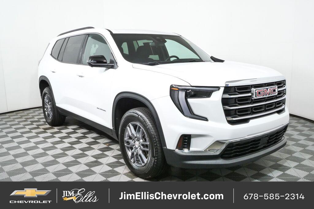 Summit White 2025 GMC Acadia SUV / Crossover Front-Wheel Drive 8-Speed Automatic