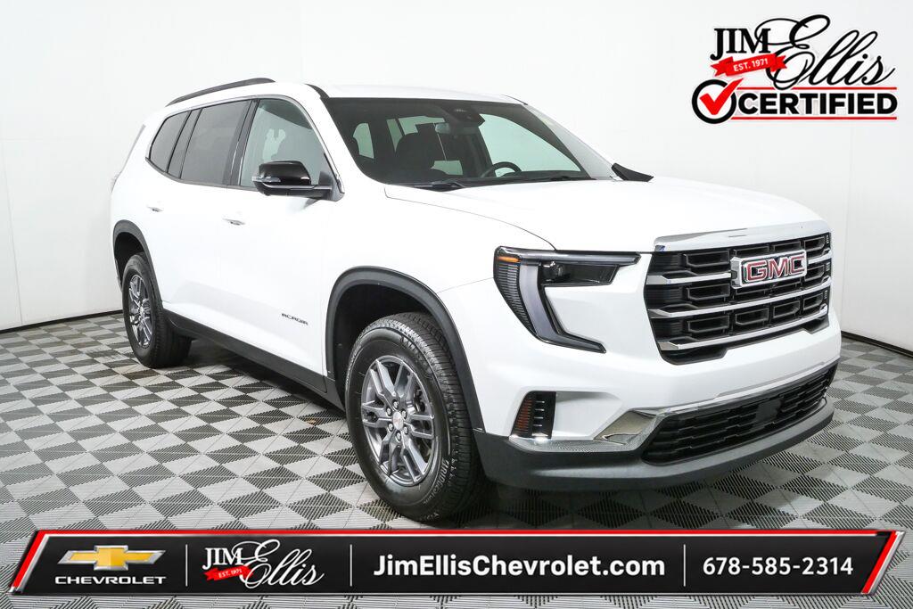 Summit White 2025 GMC Acadia SUV / Crossover Front-Wheel Drive 8-Speed Automatic