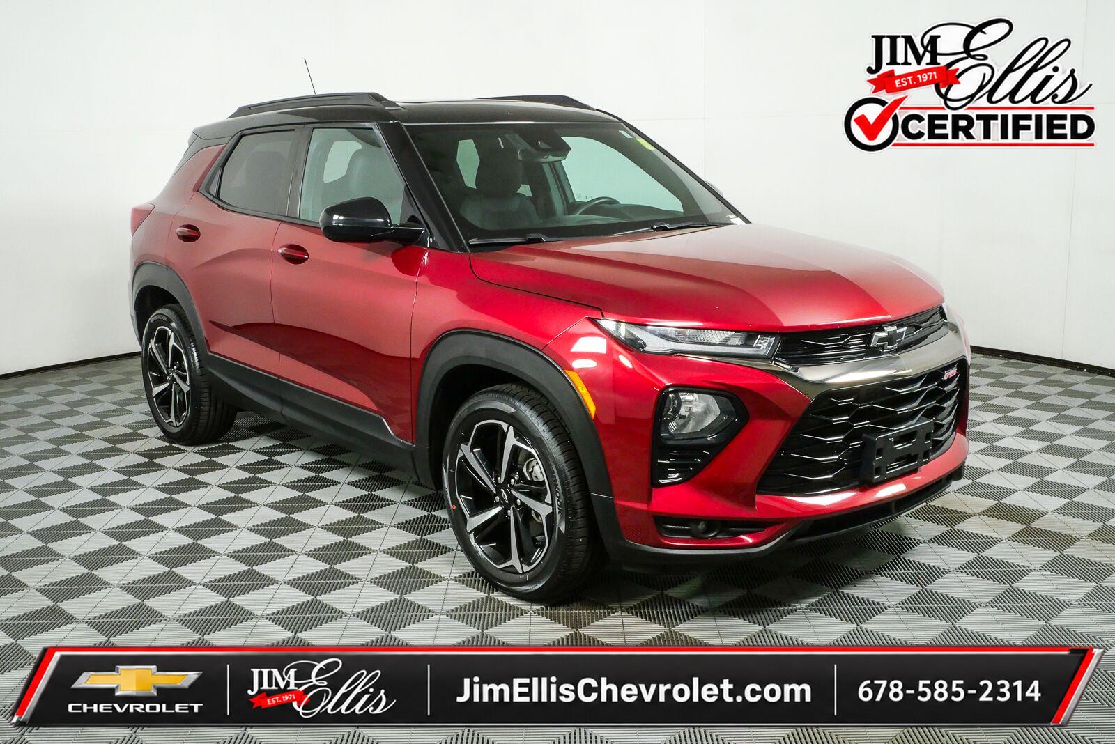 Red (Crimson Metallic) 2022 Chevrolet Trailblazer SUV / Crossover Front-Wheel Drive Continuously Variable Transmission