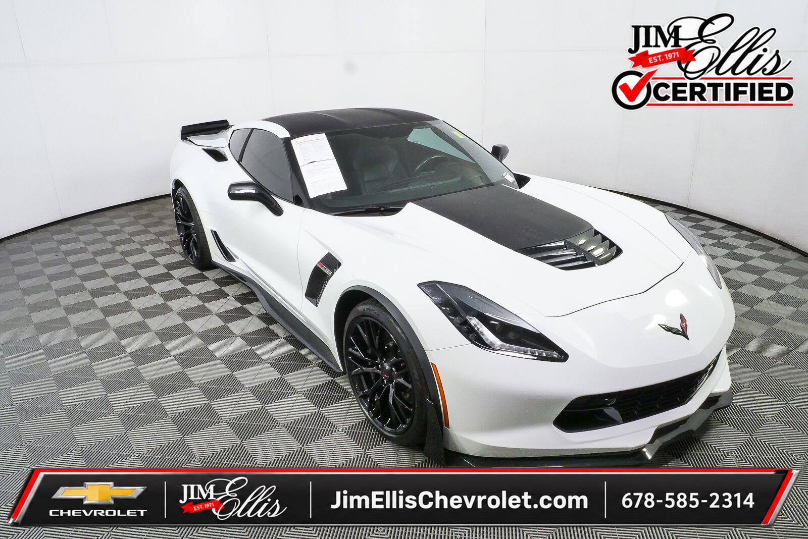Arctic White 2018 Chevrolet Corvette Coupe Rear-Wheel Drive 8-Speed Automatic