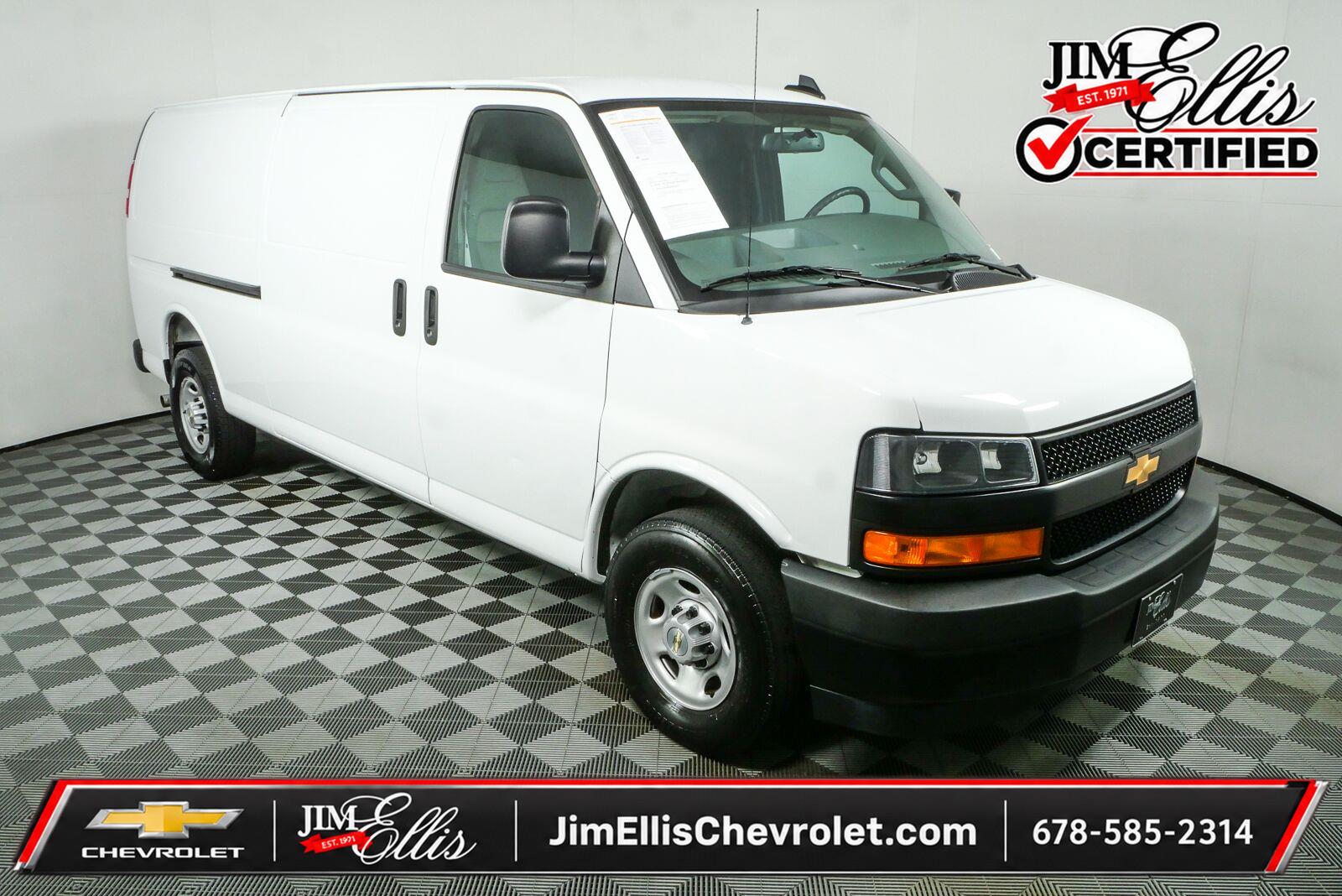 Summit White 2025 Chevrolet Express Cargo Van Rear-Wheel Drive 8-Speed Automatic
