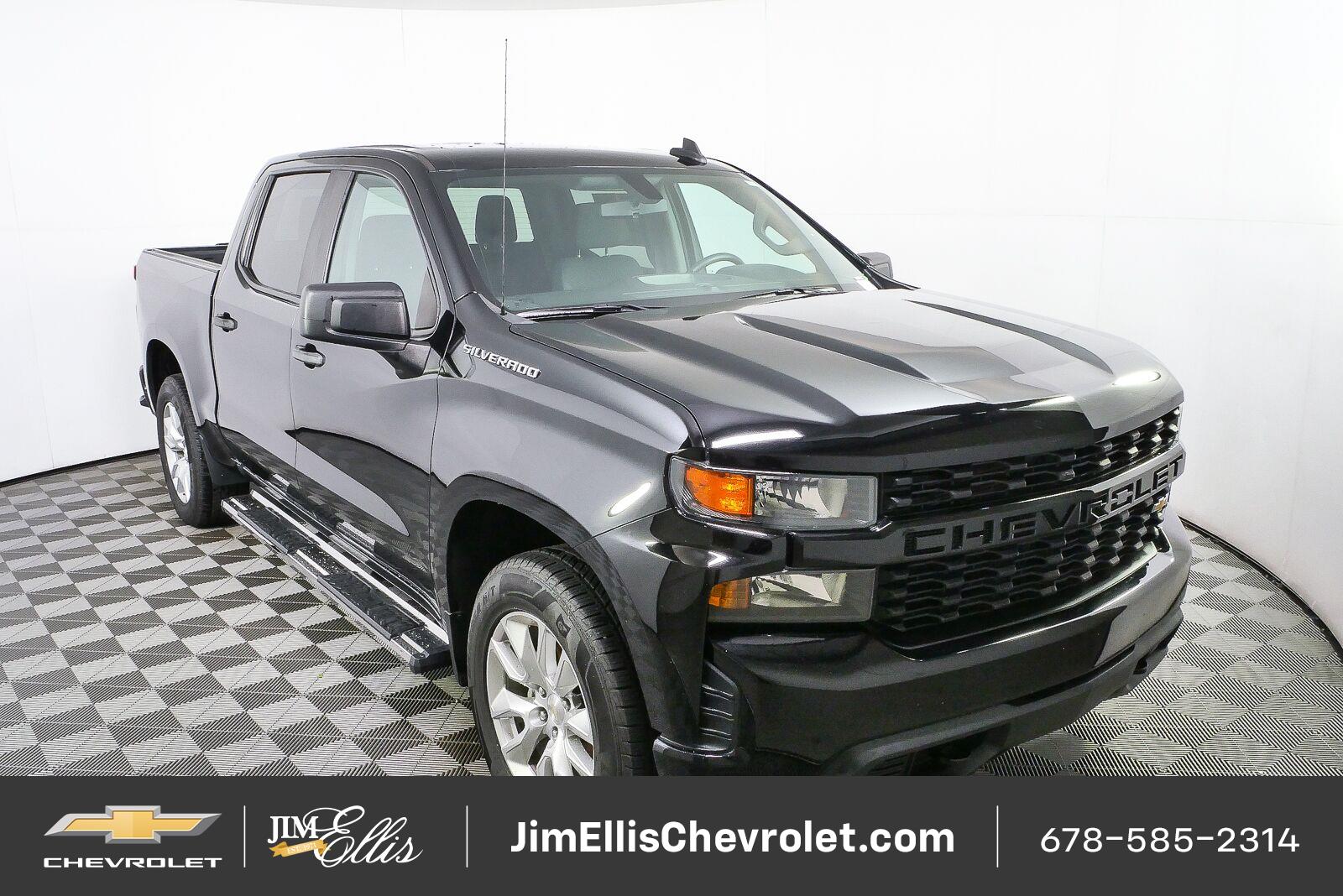Black 2020 Chevrolet Silverado 1500 Pickup Truck 4X2 6-Speed Automatic