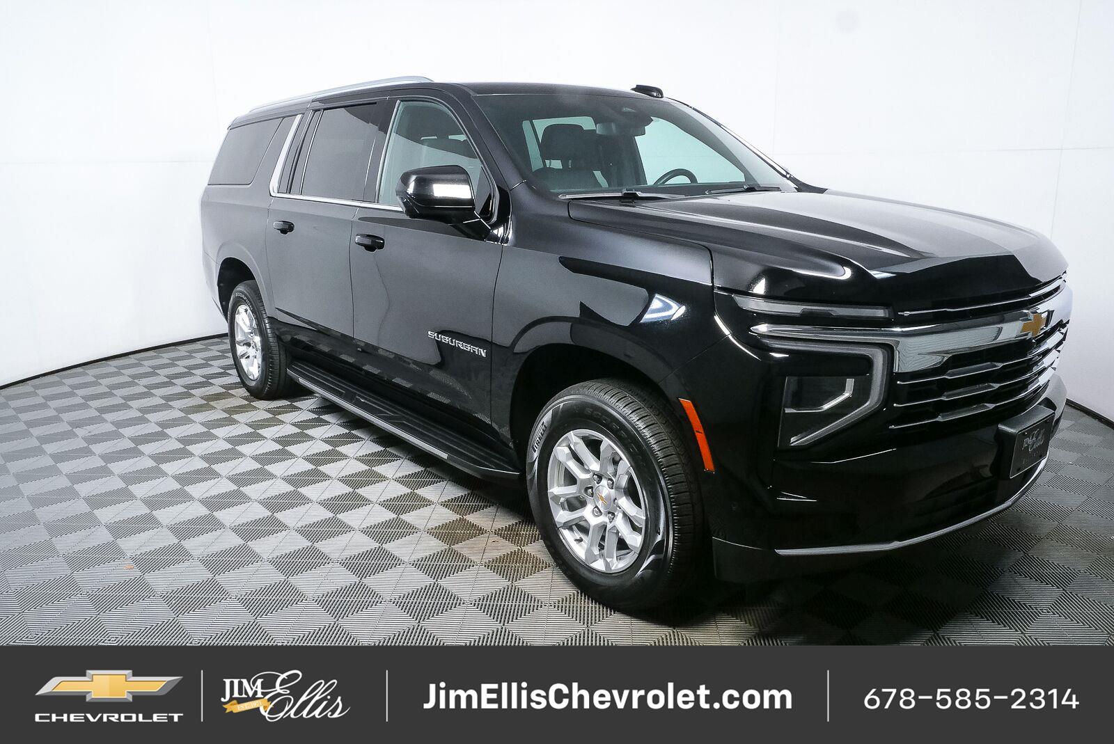 Black 2025 Chevrolet Suburban SUV / Crossover Four-Wheel Drive Automatic