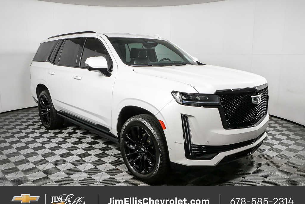 CRYSTAL WHITE TRICOA 2023 Cadillac Escalade SUV / Crossover Four-Wheel Drive Automatic