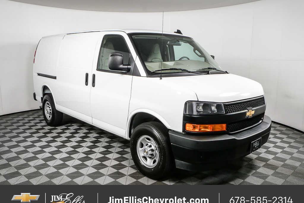 Summit White 2025 Chevrolet Express Cargo Van Rear-Wheel Drive 8-Speed Automatic