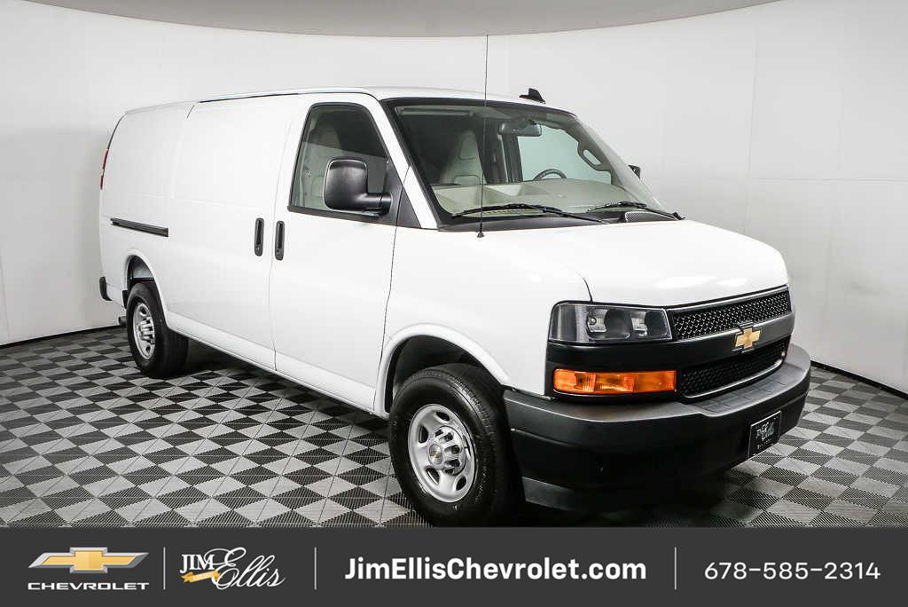 Summit White 2025 Chevrolet Express Cargo Van Rear-Wheel Drive 8-Speed Automatic