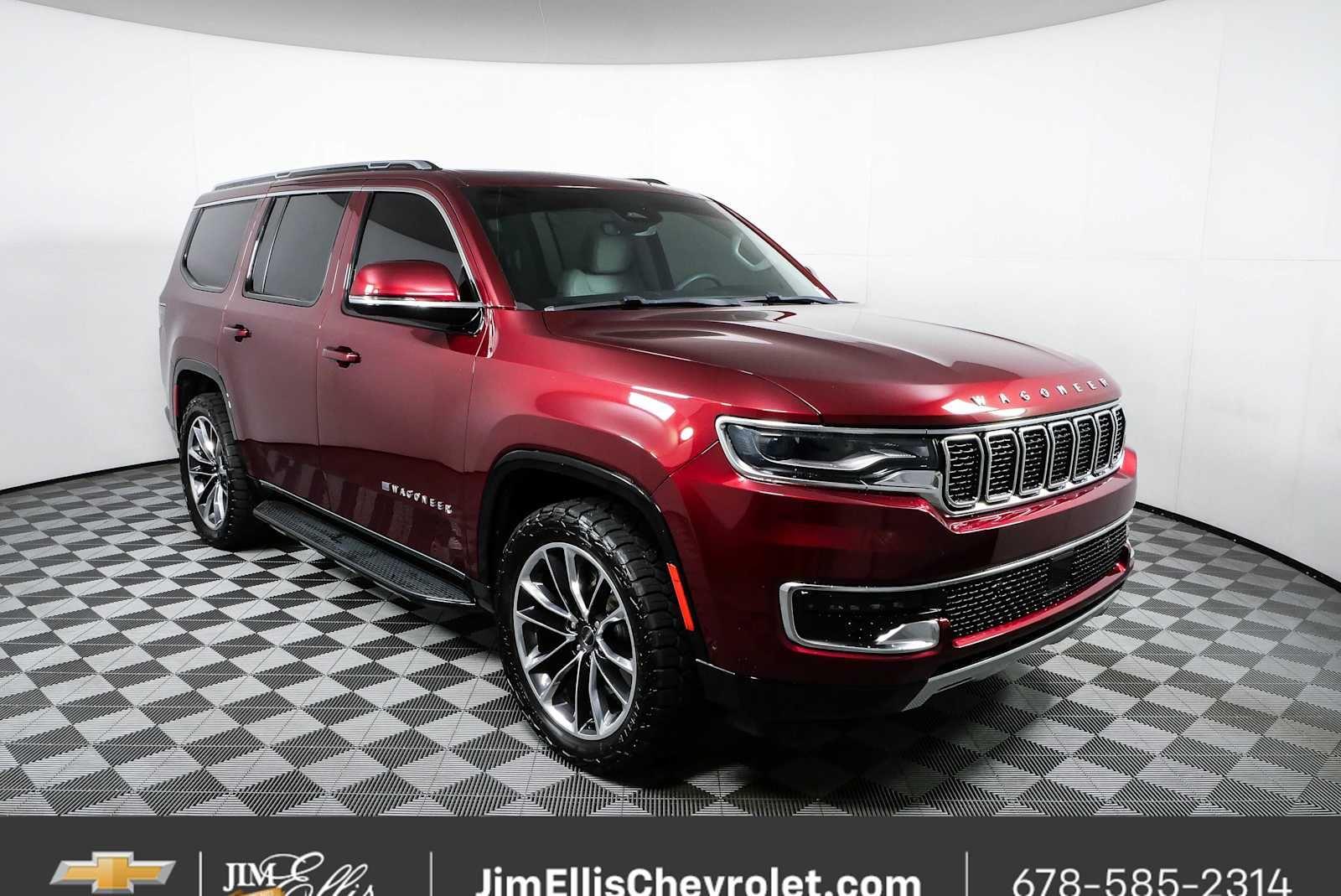 Velvet Red Pearlcoat 2022 Jeep Wagoneer SUV / Crossover Four-Wheel Drive 8-Speed Automatic
