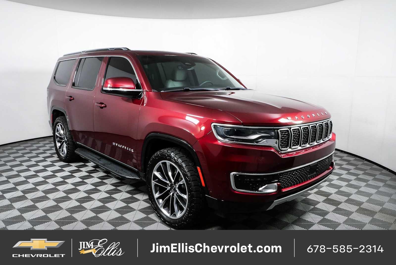 Velvet Red Pearlcoat 2022 Jeep Wagoneer SUV / Crossover Four-Wheel Drive 8-Speed Automatic
