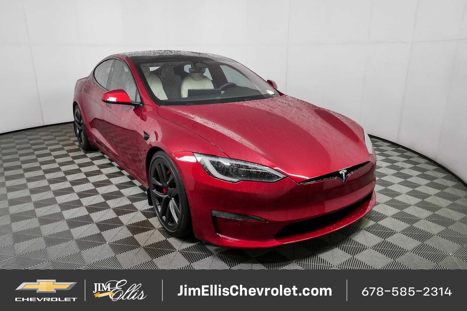 ULTRA RED 2023 Tesla Model S Sedan All-Wheel Drive 1-Speed Automatic