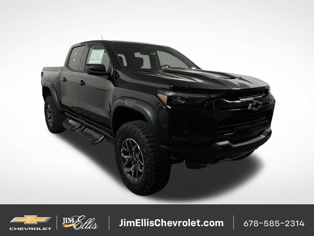 Black 2026 Chevrolet Colorado Pickup Truck Four-Wheel Drive 8-Speed Automatic