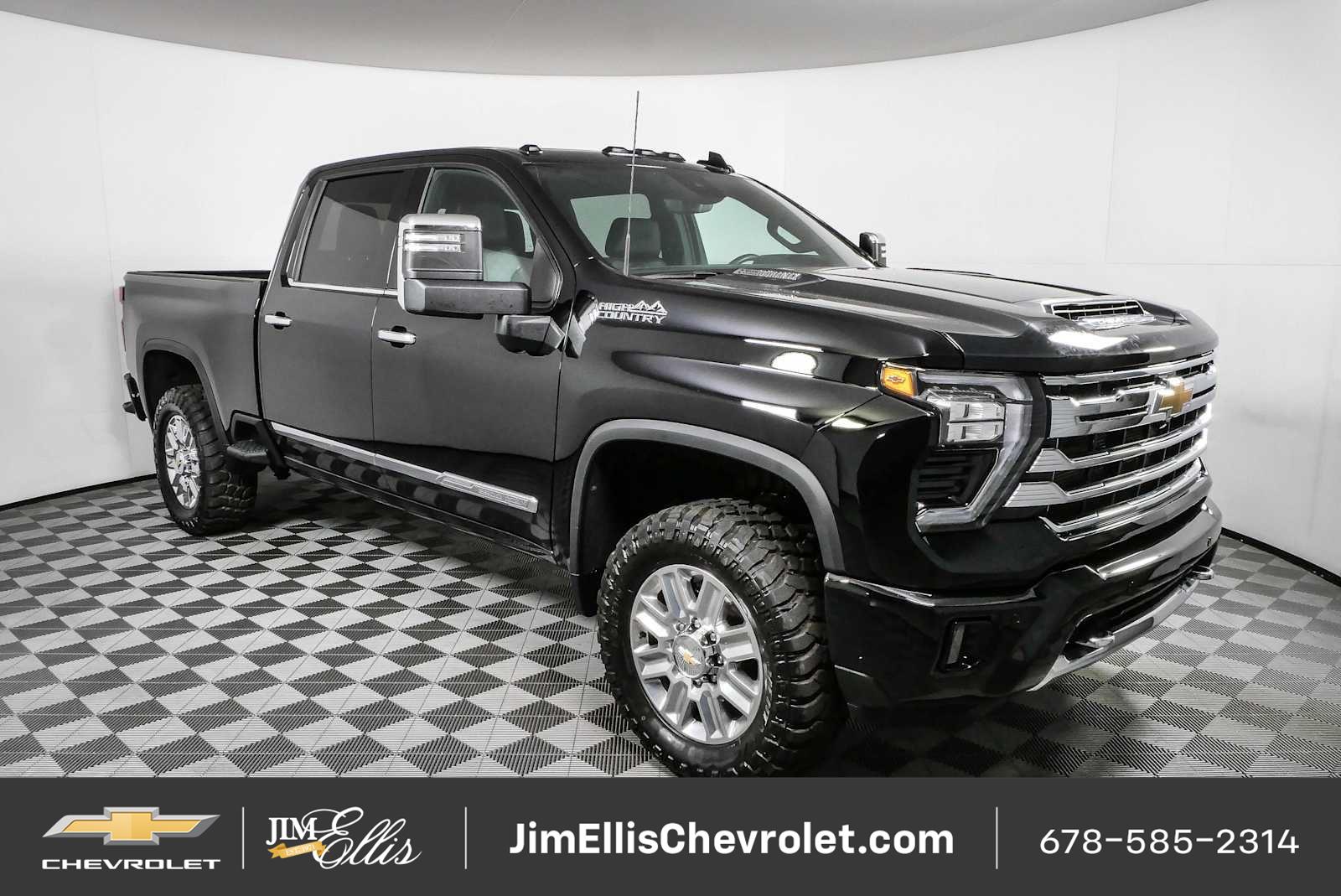 Black 2025 Chevrolet Silverado 2500HD Pickup Truck Four-Wheel Drive Automatic