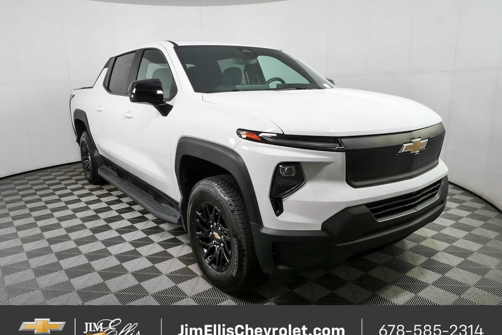 Summit White 2024 Chevrolet Silverado EV Pickup Truck All-Wheel Drive 1-Speed Automatic