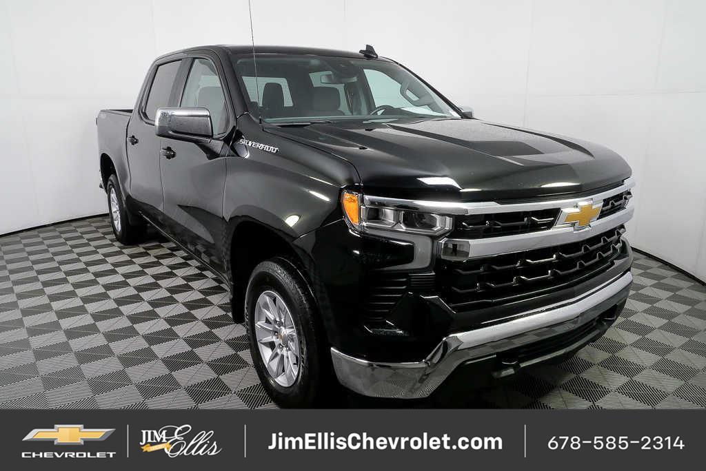 Black 2025 Chevrolet Silverado 1500 Pickup Truck Four-Wheel Drive 8-Speed Automatic