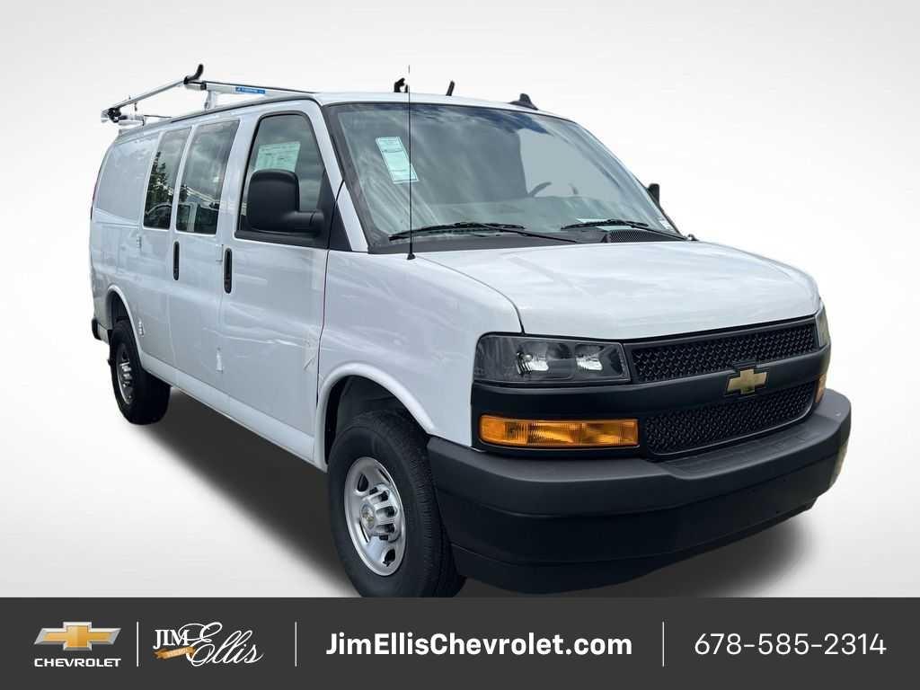 Summit White 2025 Chevrolet Express Cargo Van Rear-Wheel Drive 8-Speed Automatic
