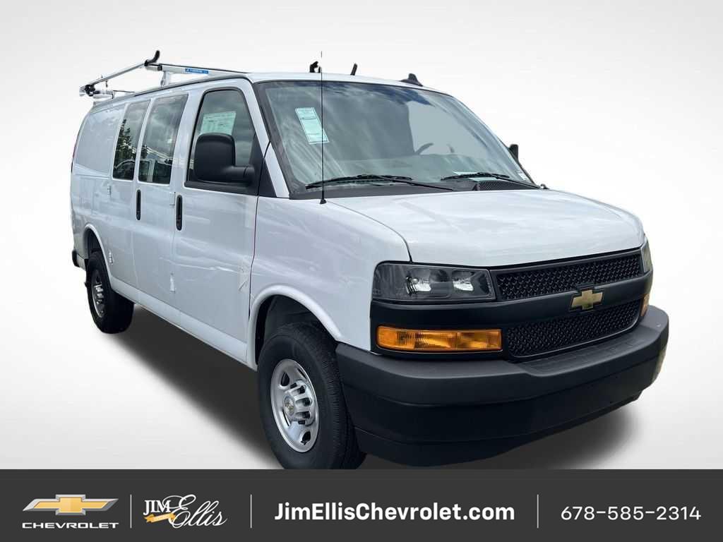 Summit White 2025 Chevrolet Express Cargo Van Rear-Wheel Drive 8-Speed Automatic