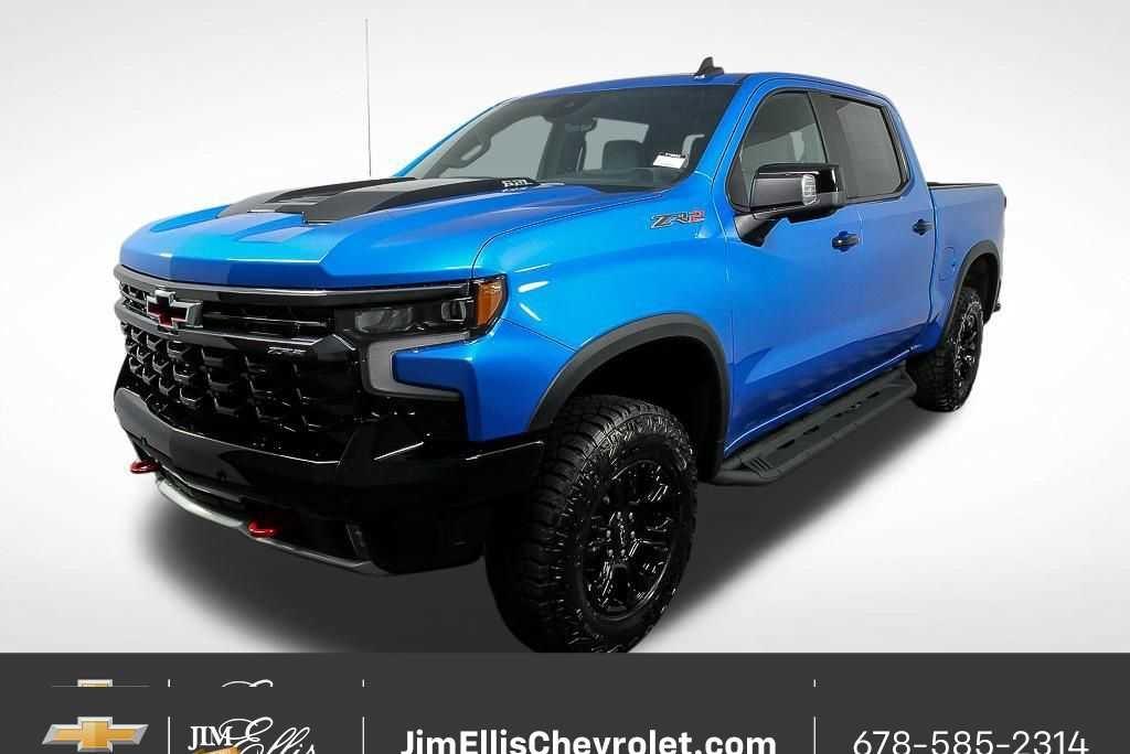 Riptide Blue Metallic 2026 Chevrolet Silverado 1500 Pickup Truck Four-Wheel Drive Automatic