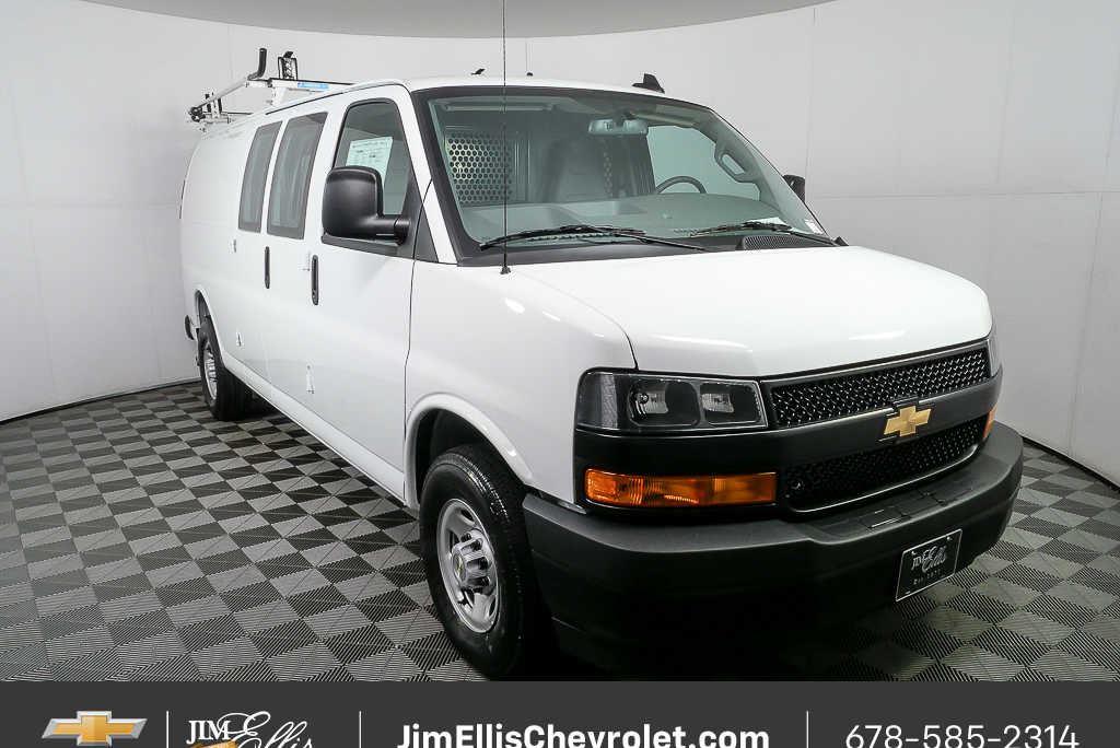 Summit White 2025 Chevrolet Express Cargo Van Rear-Wheel Drive 8-Speed Automatic