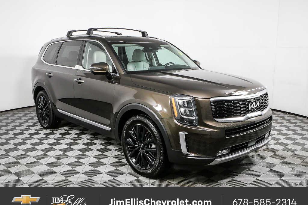 Dark Moss 2022 Kia Telluride SUV / Crossover Front-Wheel Drive 8-Speed Automatic
