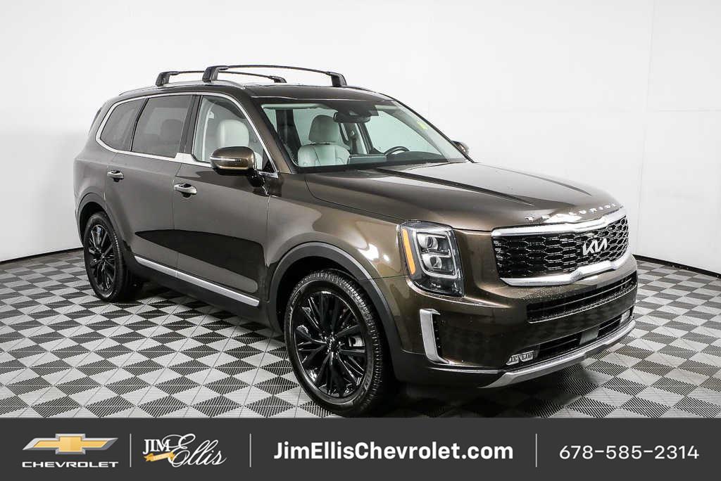 Dark Moss 2022 Kia Telluride SUV / Crossover Front-Wheel Drive 8-Speed Automatic