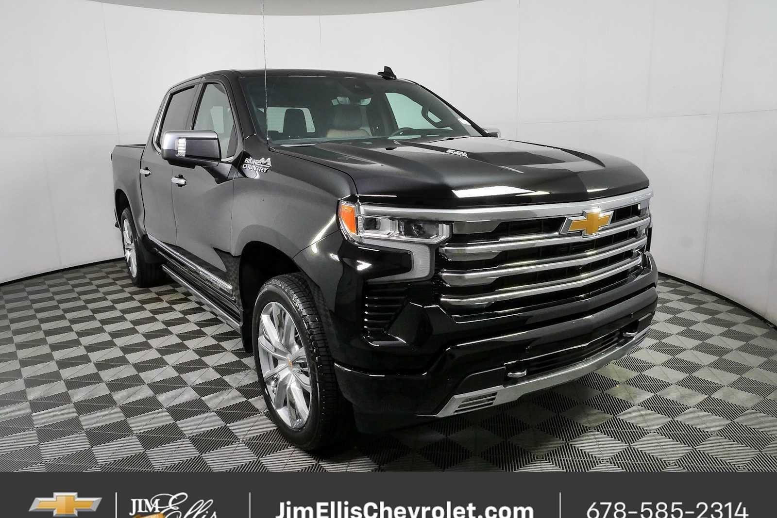 Black 2026 Chevrolet Silverado 1500 Pickup Truck Four-Wheel Drive Automatic