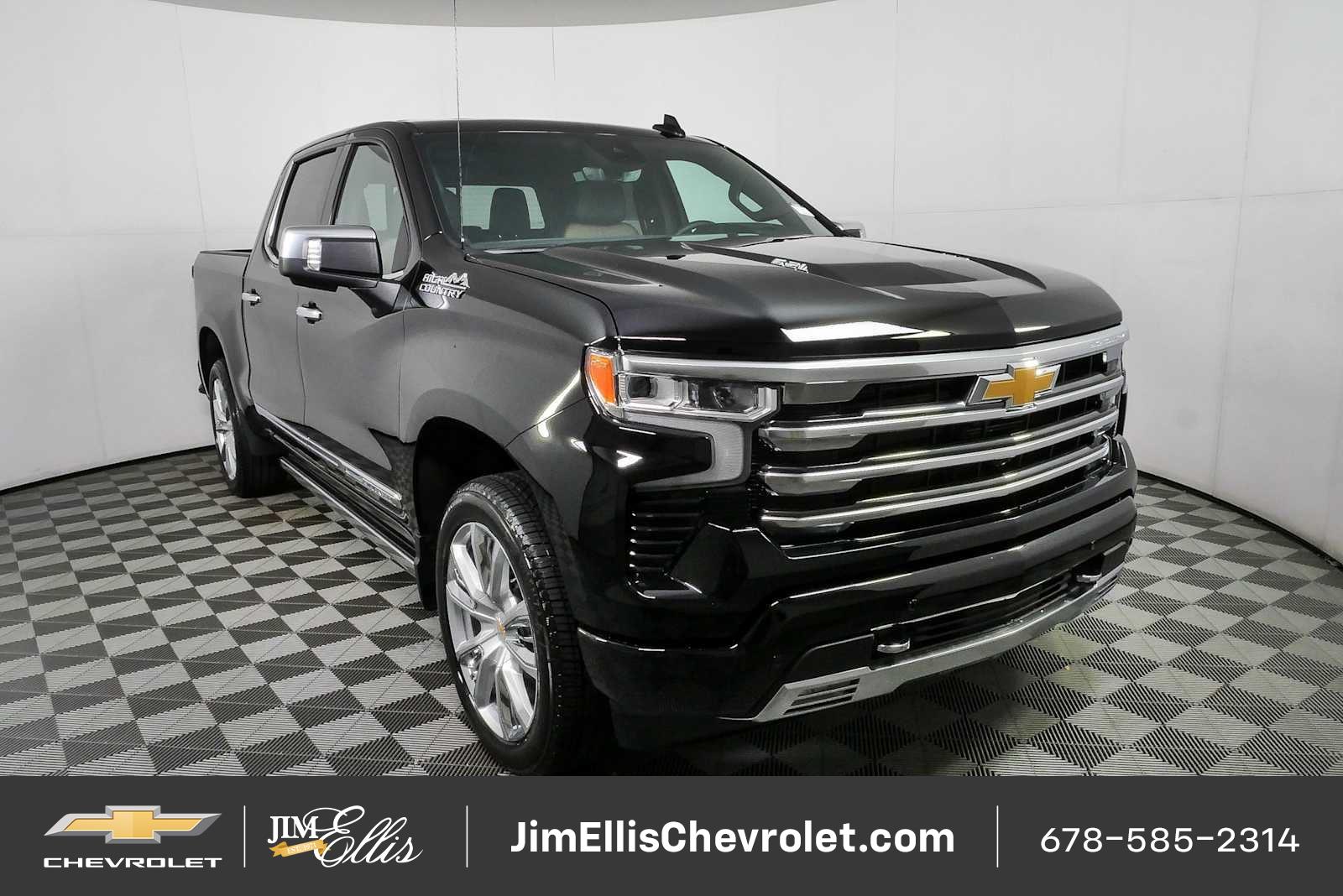 Black 2026 Chevrolet Silverado 1500 Pickup Truck Four-Wheel Drive Automatic