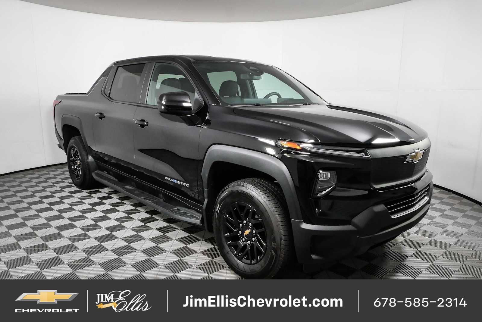 Black 2024 Chevrolet Silverado EV Pickup Truck All-Wheel Drive Automatic