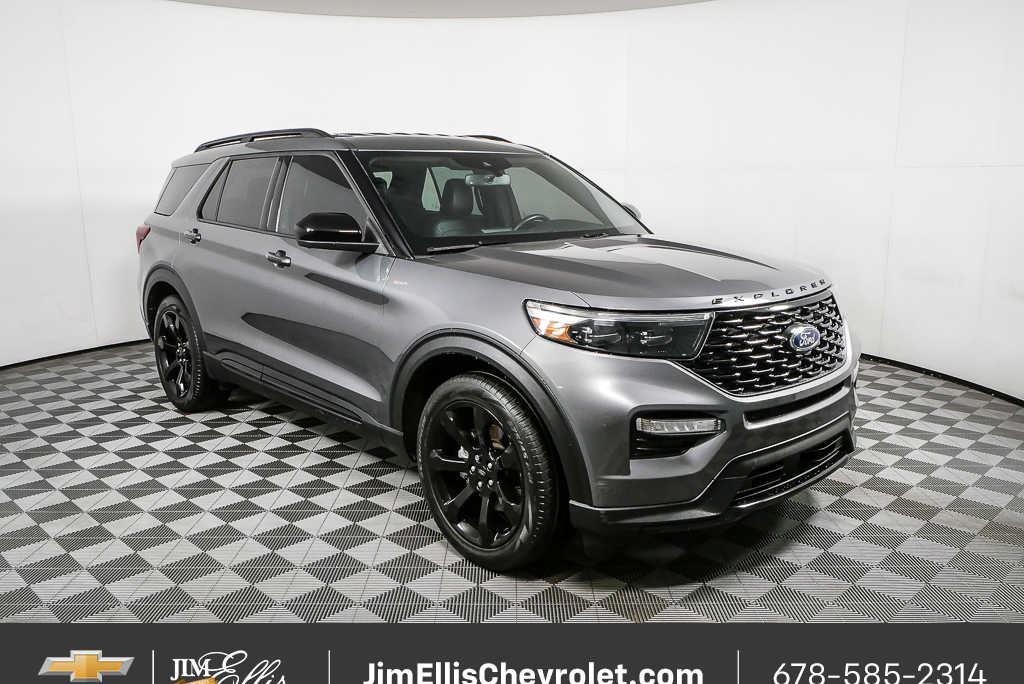 Carbonized Gray 2023 Ford Explorer SUV / Crossover Rear-Wheel Drive Automatic