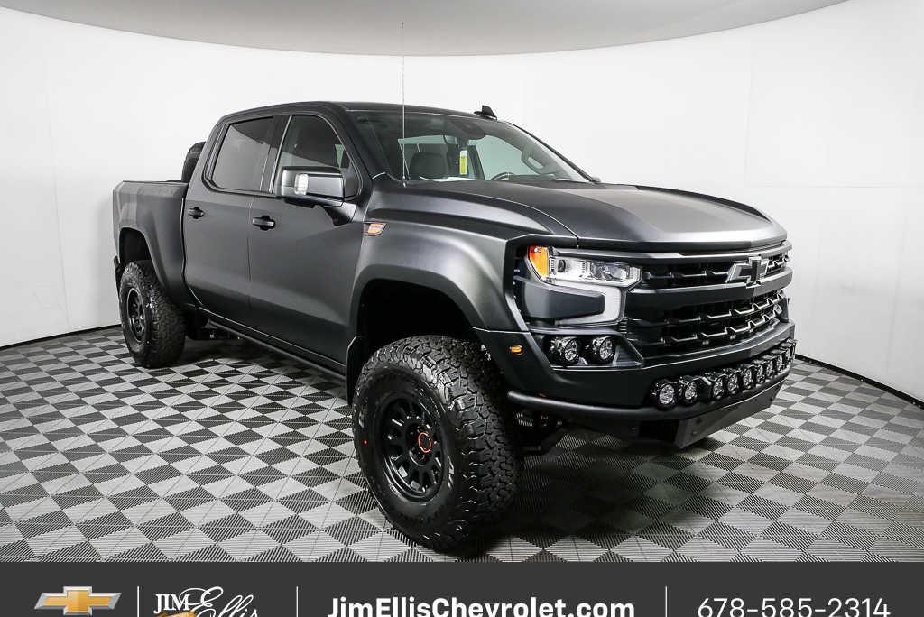 Black 2025 Chevrolet Silverado 1500 Pickup Truck Four-Wheel Drive Automatic