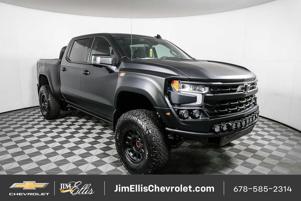 Black 2025 Chevrolet Silverado 1500 Pickup Truck Four-Wheel Drive Automatic
