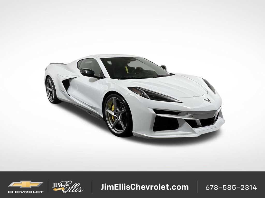 Arctic White 2025 Chevrolet Corvette E-Ray Coupe All-Wheel Drive 8-Speed Dual Clutch