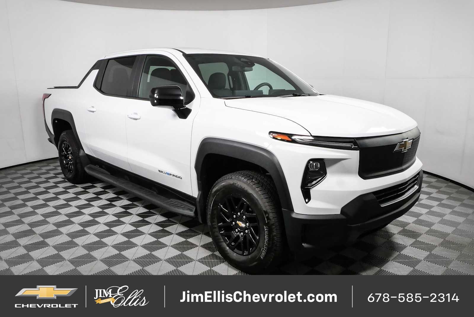 Summit White 2024 Chevrolet Silverado EV Pickup Truck All-Wheel Drive Automatic