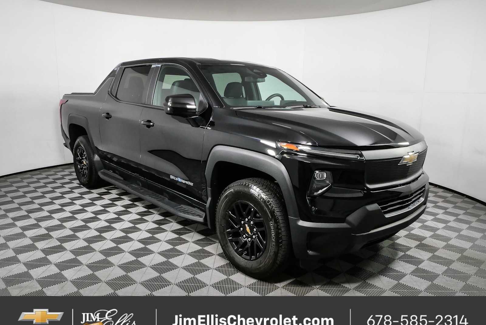 Black 2024 Chevrolet Silverado EV Pickup Truck All-Wheel Drive 1-Speed Automatic