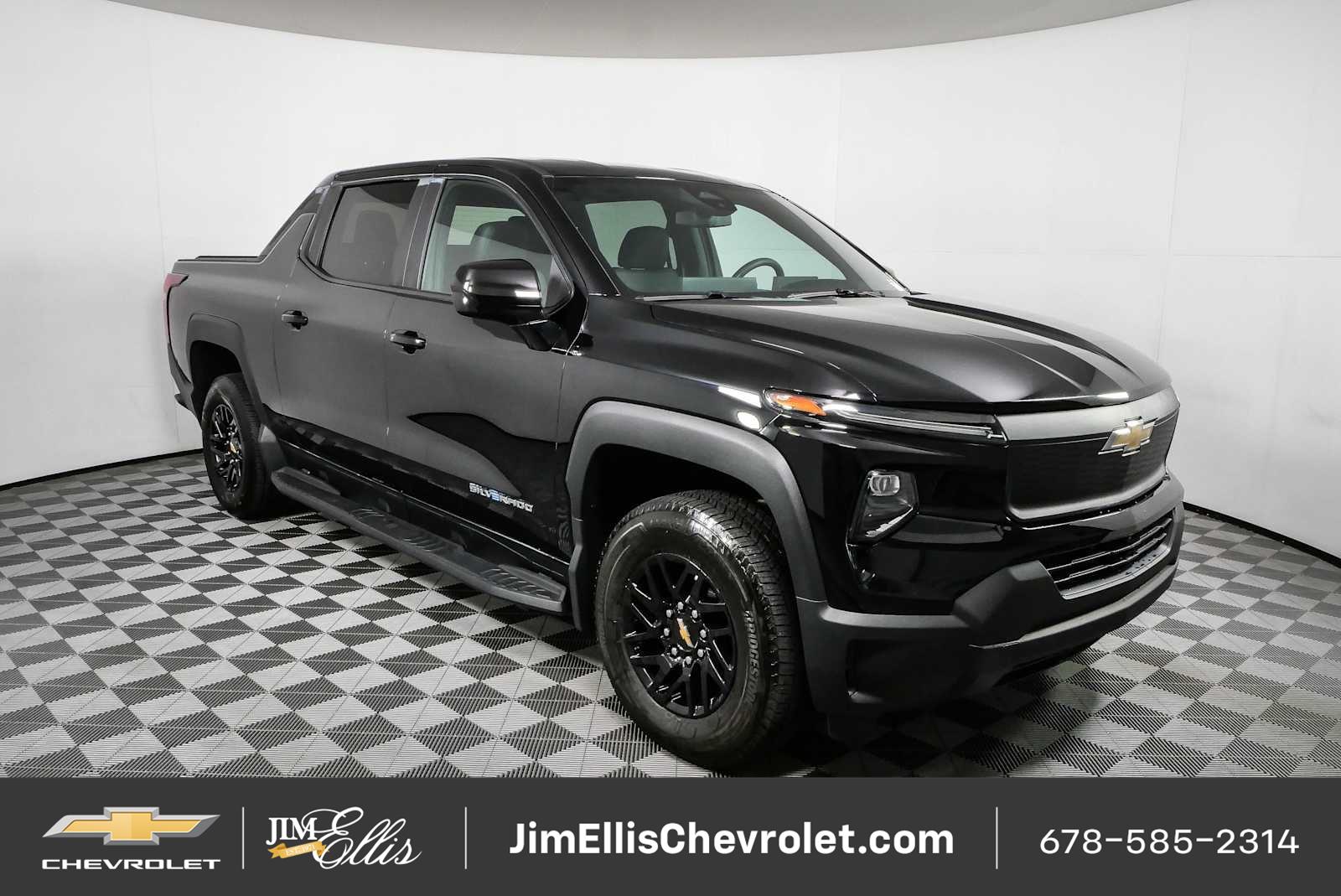 Black 2024 Chevrolet Silverado EV Pickup Truck All-Wheel Drive Automatic