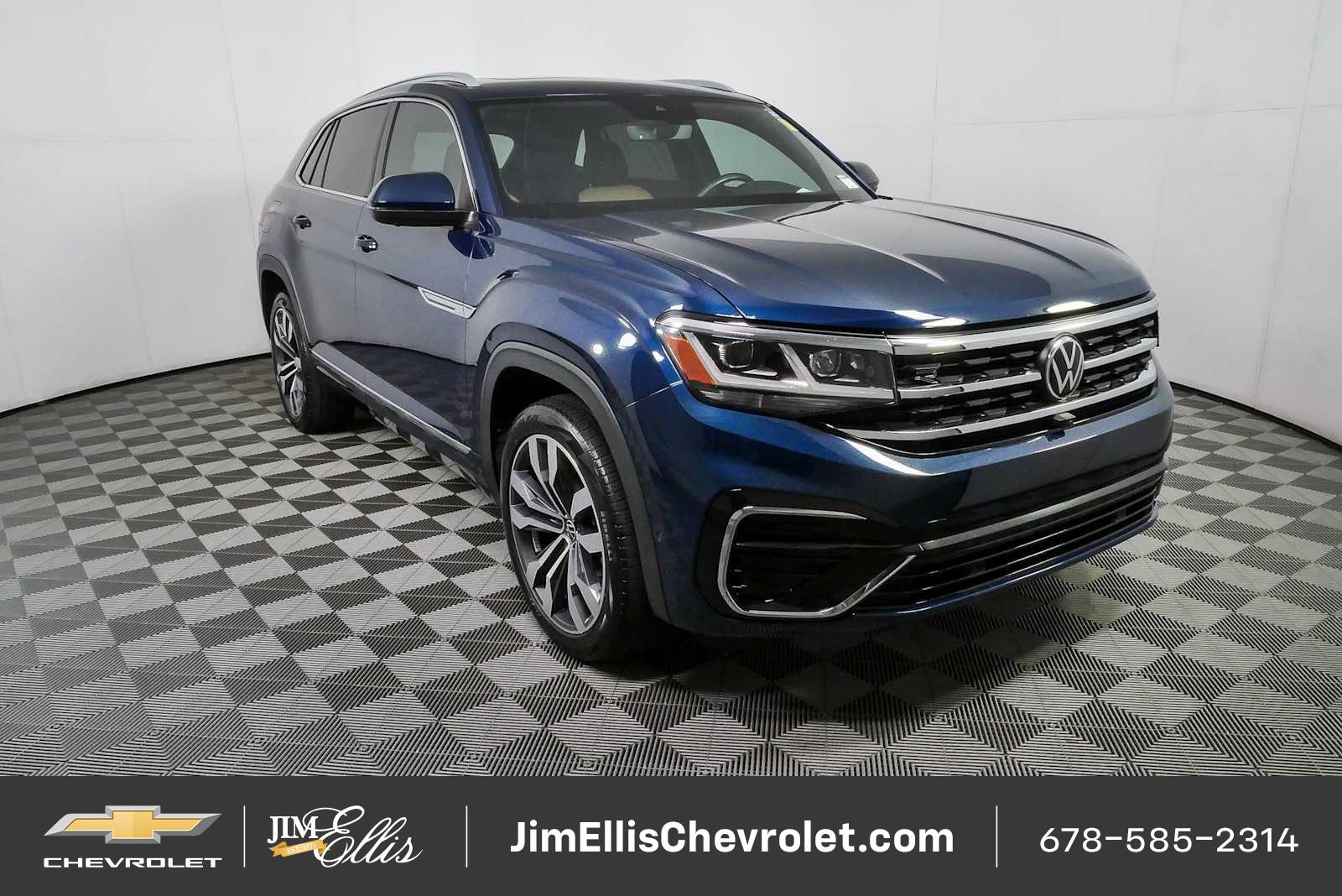 Tourmaline Blue Metallic 2022 Volkswagen Atlas Cross Sport SUV / Crossover All-Wheel Drive Automatic