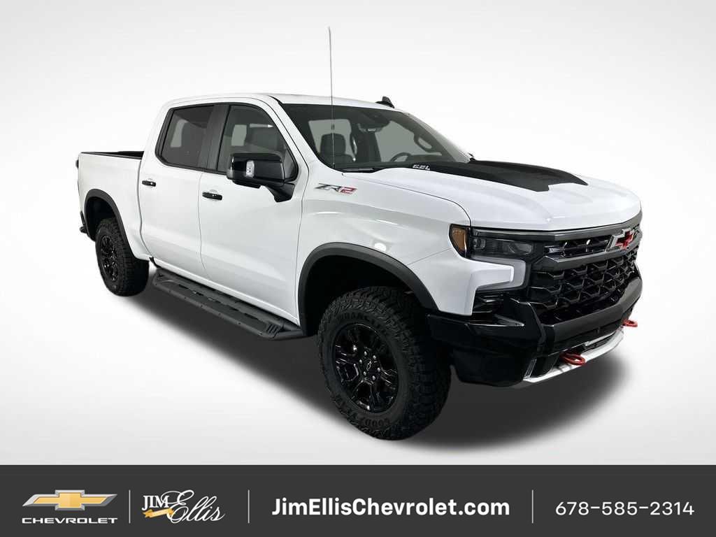Summit White 2026 Chevrolet Silverado 1500 Pickup Truck Four-Wheel Drive Automatic