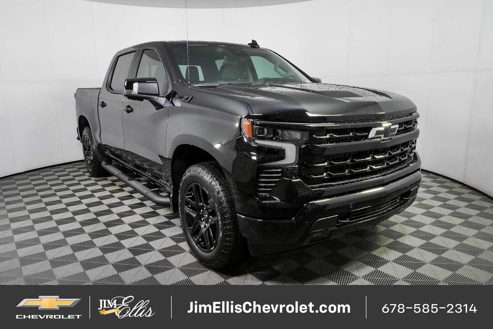 Black 2026 Chevrolet Silverado 1500 Pickup Truck Four-Wheel Drive 8-Speed Automatic