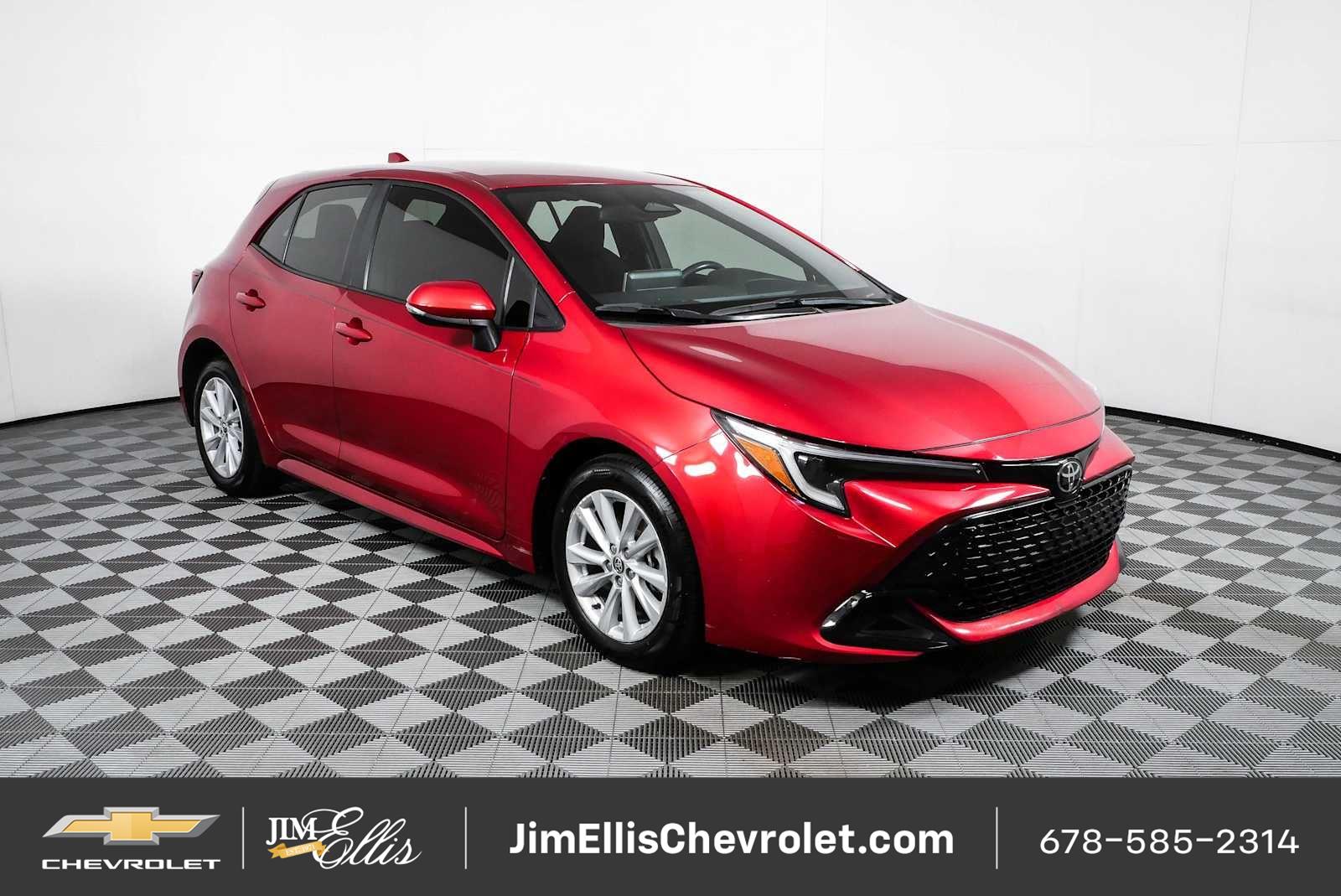 Finish Line Red 2024 Toyota Corolla Hatchback Hatchback Front-Wheel Drive Continuously Variable Transmission