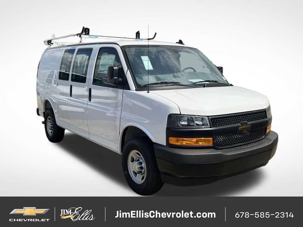 Summit White 2025 Chevrolet Express Cargo Van Rear-Wheel Drive 8-Speed Automatic