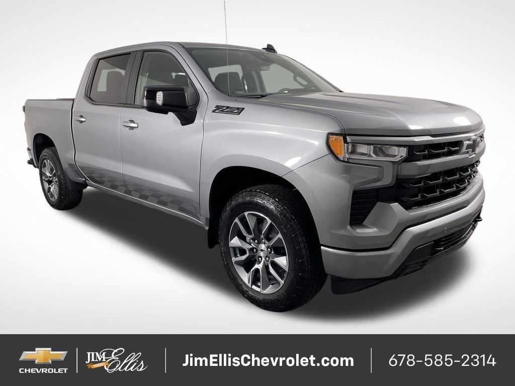 Sterling Gray Metallic 2026 Chevrolet Silverado 1500 Pickup Truck Four-Wheel Drive 8-Speed Automatic