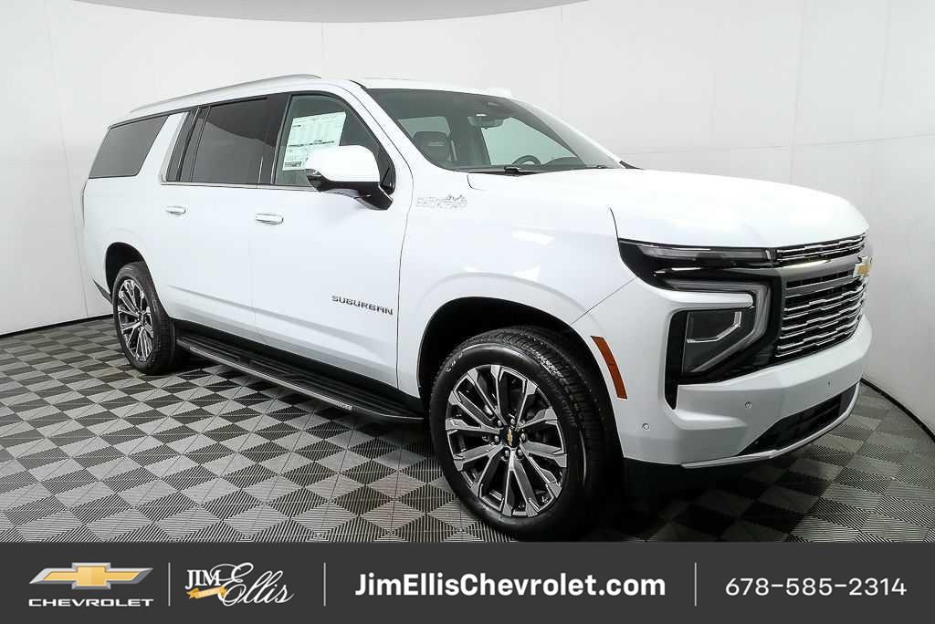 Polar White Tricoat 2026 Chevrolet Suburban SUV / Crossover Four-Wheel Drive Automatic