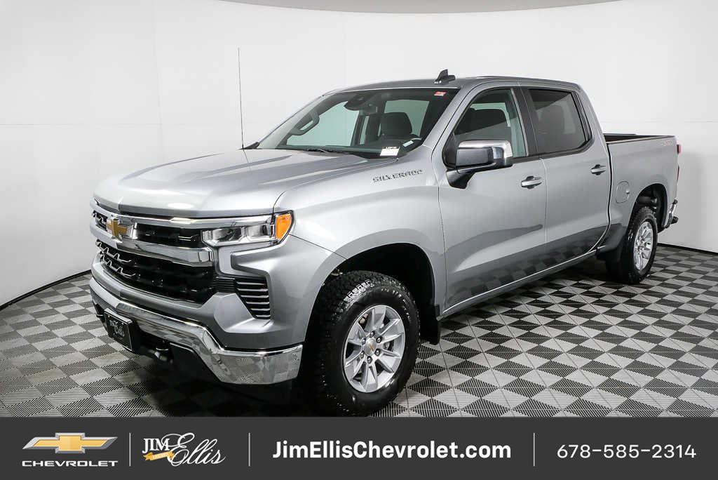 Sterling Gray Metallic 2025 Chevrolet Silverado 1500 Pickup Truck Four-Wheel Drive 8-Speed Automatic