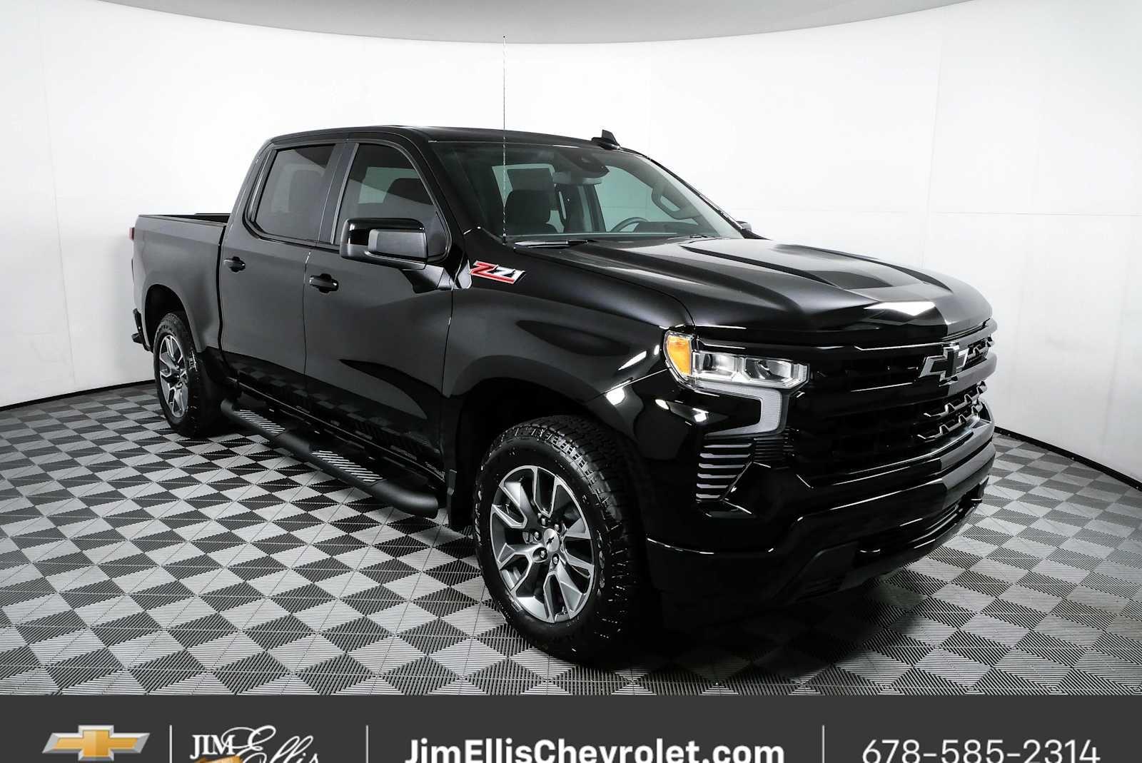 Black 2026 Chevrolet Silverado 1500 Pickup Truck Four-Wheel Drive Automatic