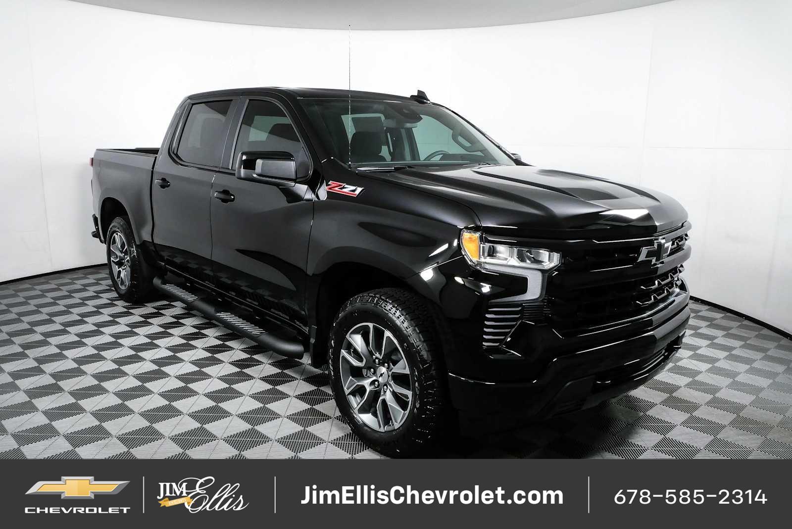 Black 2026 Chevrolet Silverado 1500 Pickup Truck Four-Wheel Drive Automatic