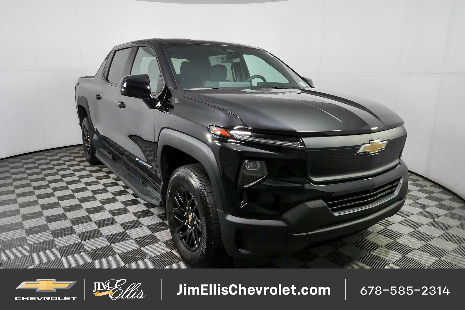 Black 2024 Chevrolet Silverado EV Pickup Truck All-Wheel Drive Automatic